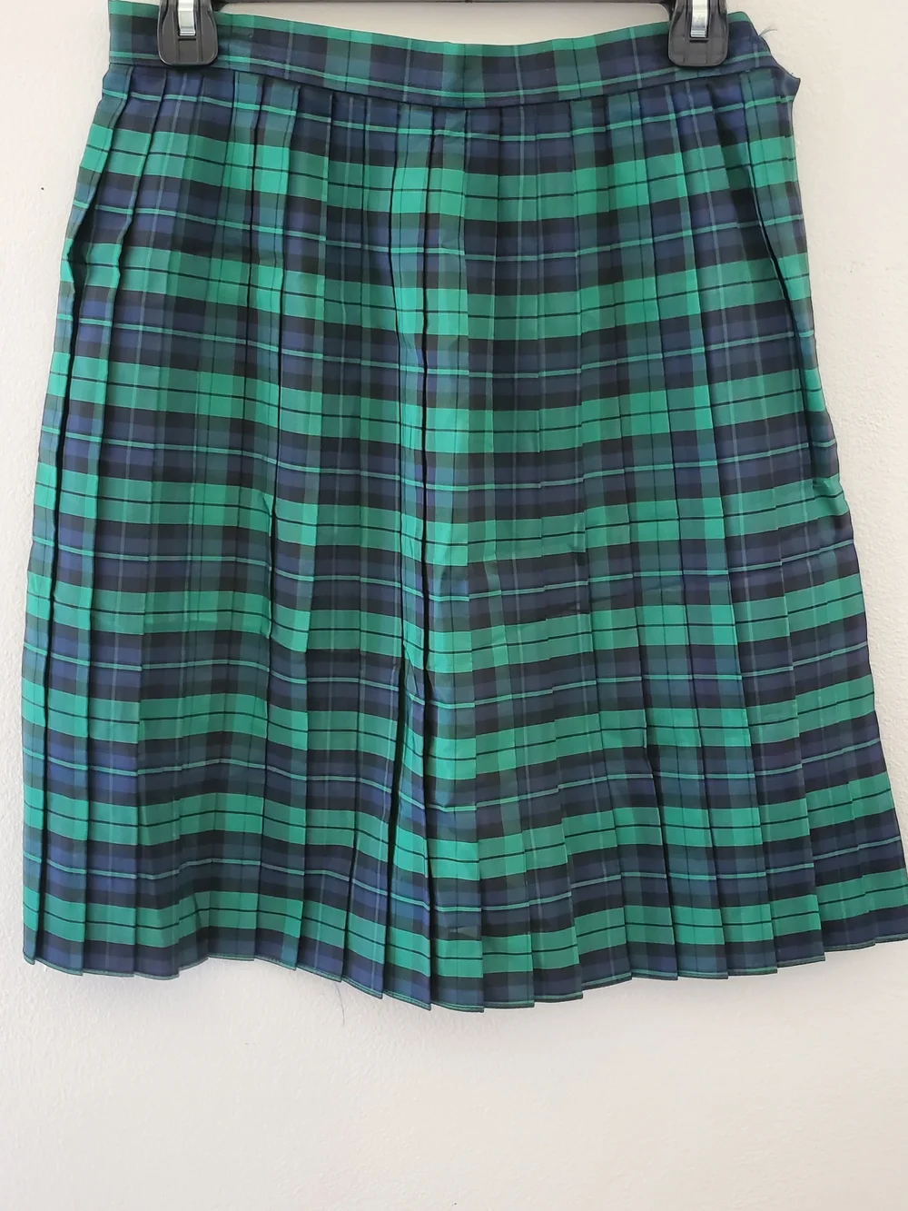 Free People Vintage  Plaid Pleated Skirt Size 7